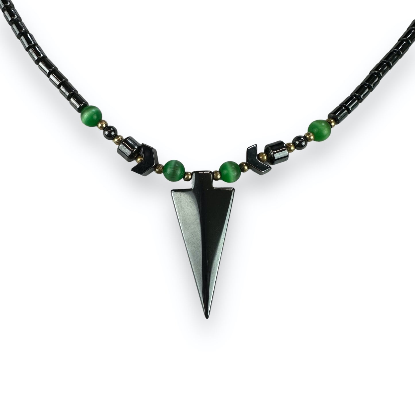 Necklace - Gemstones - Black