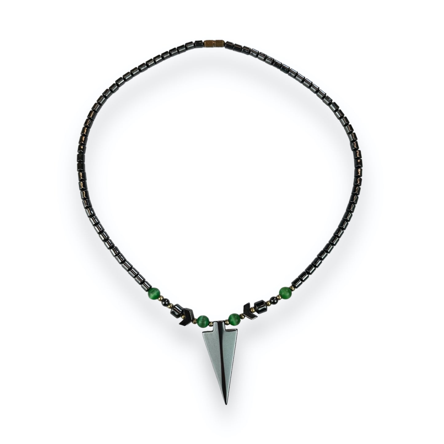 Necklace - Gemstones - Black