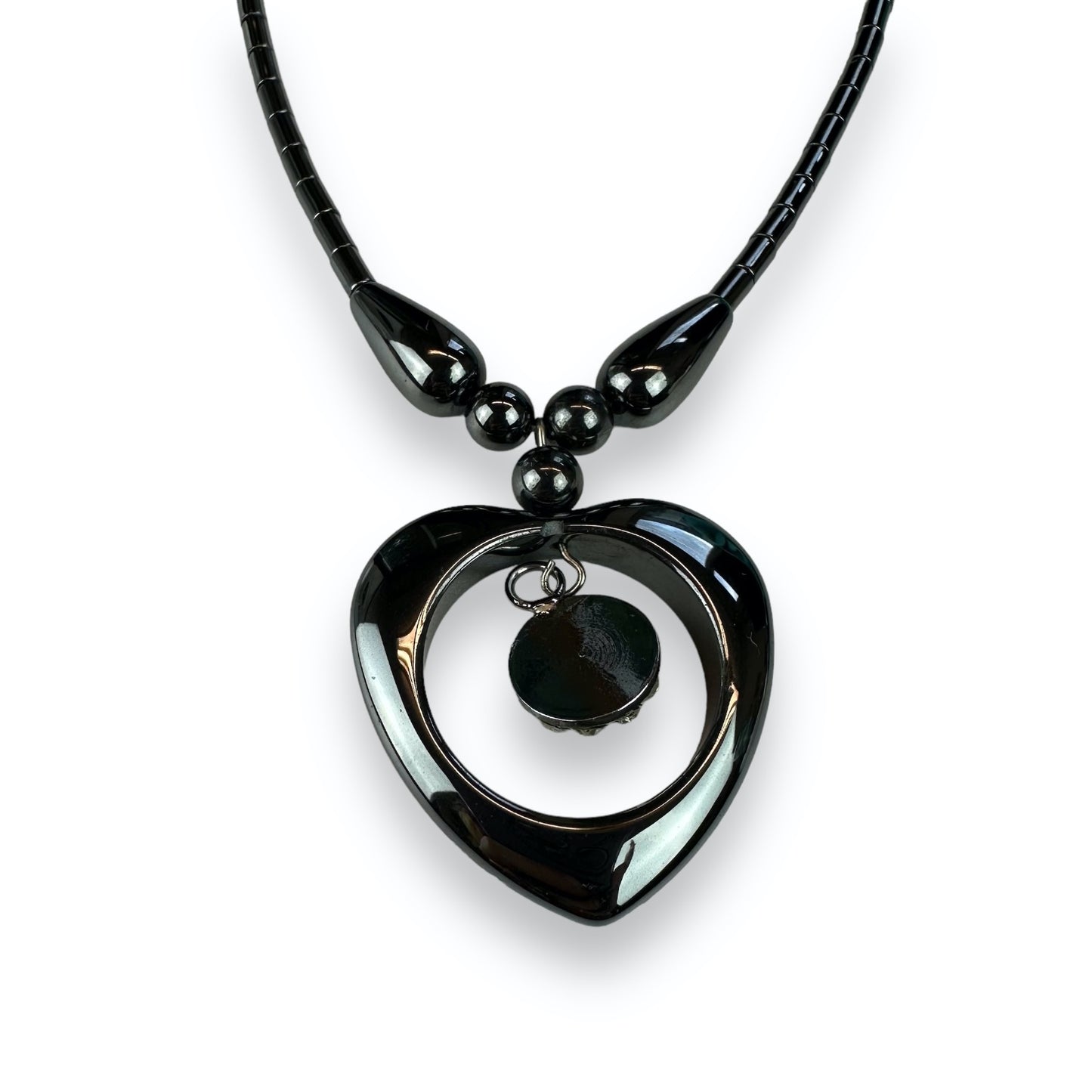 Necklace - Heart - Gemstones