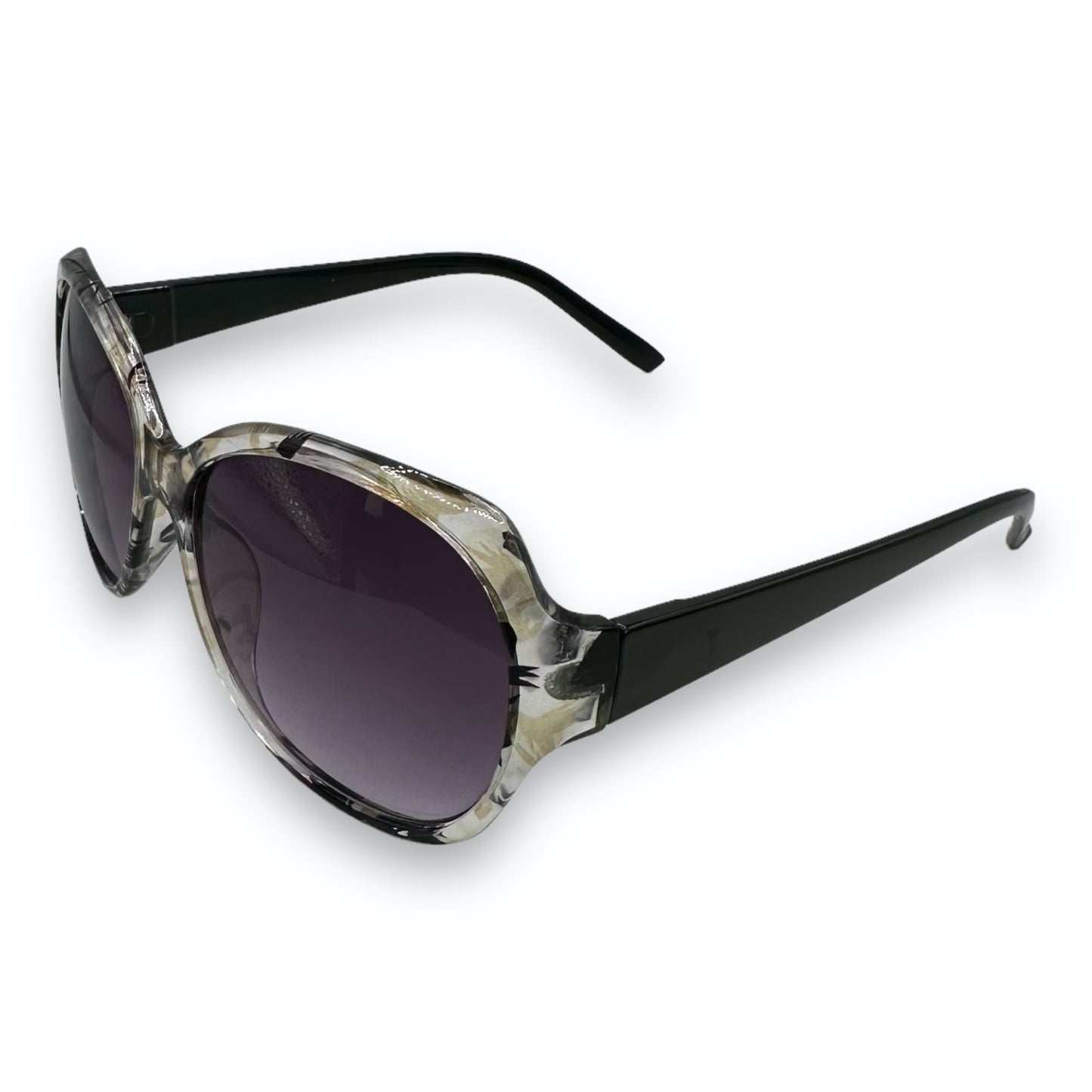 Sunglasses - Oversized - Beige