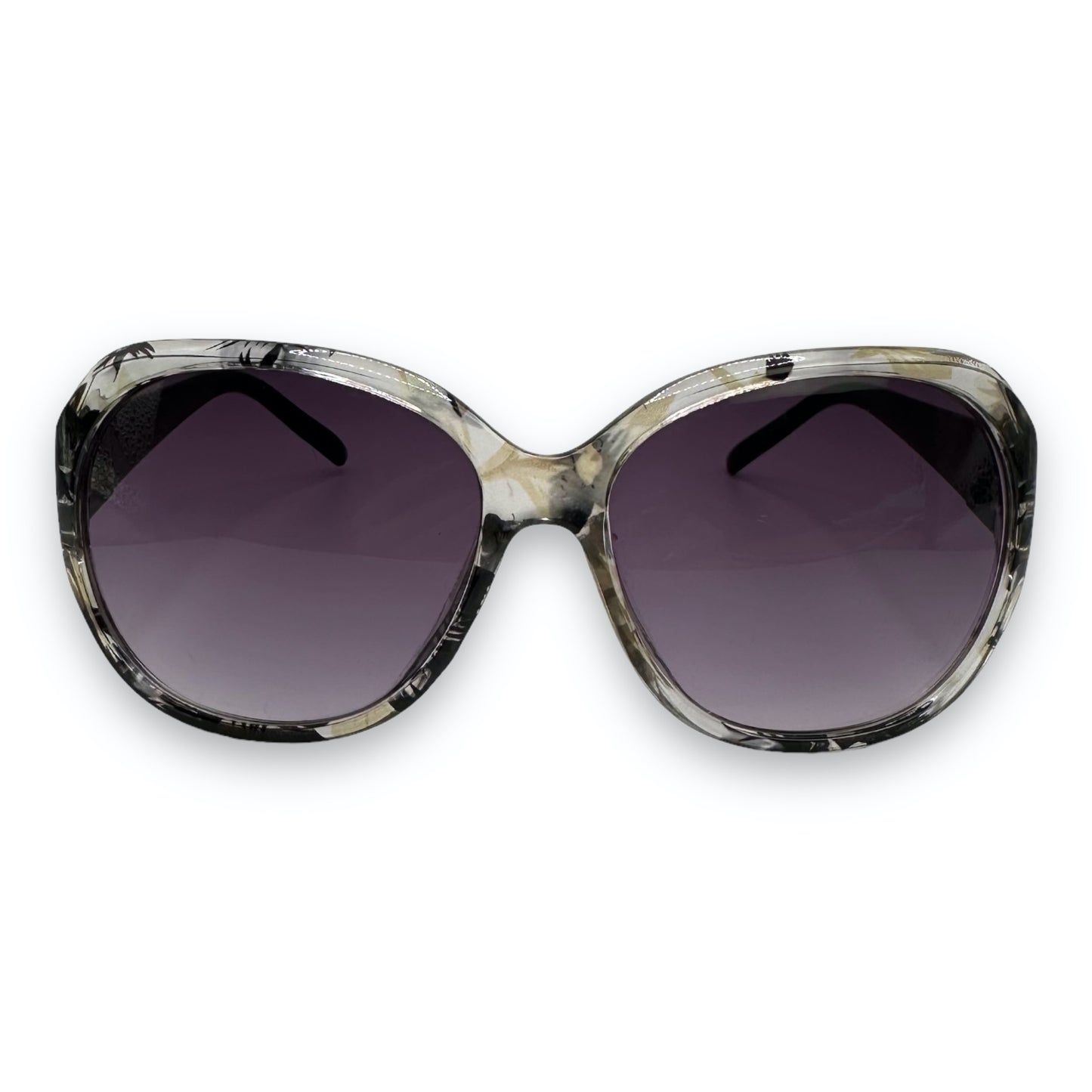 Sunglasses - Oversized - Beige
