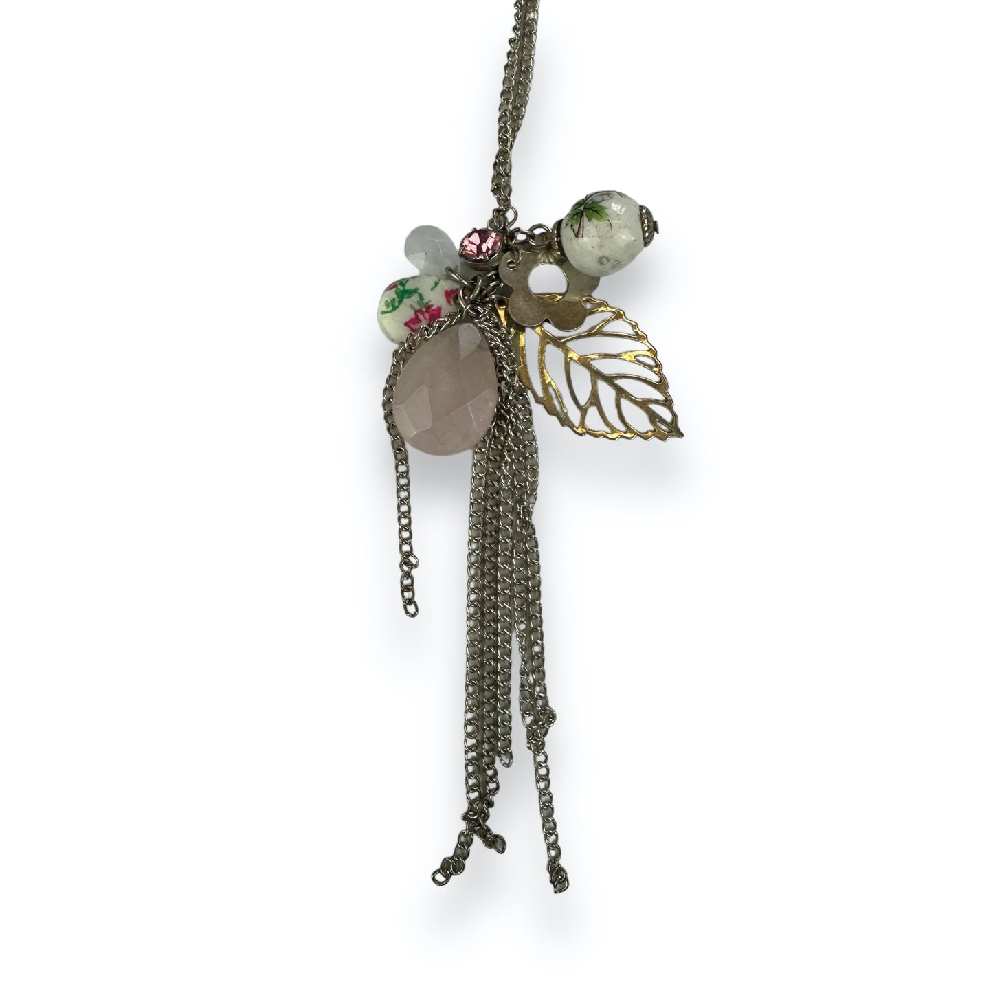 Necklace - Silvercolored