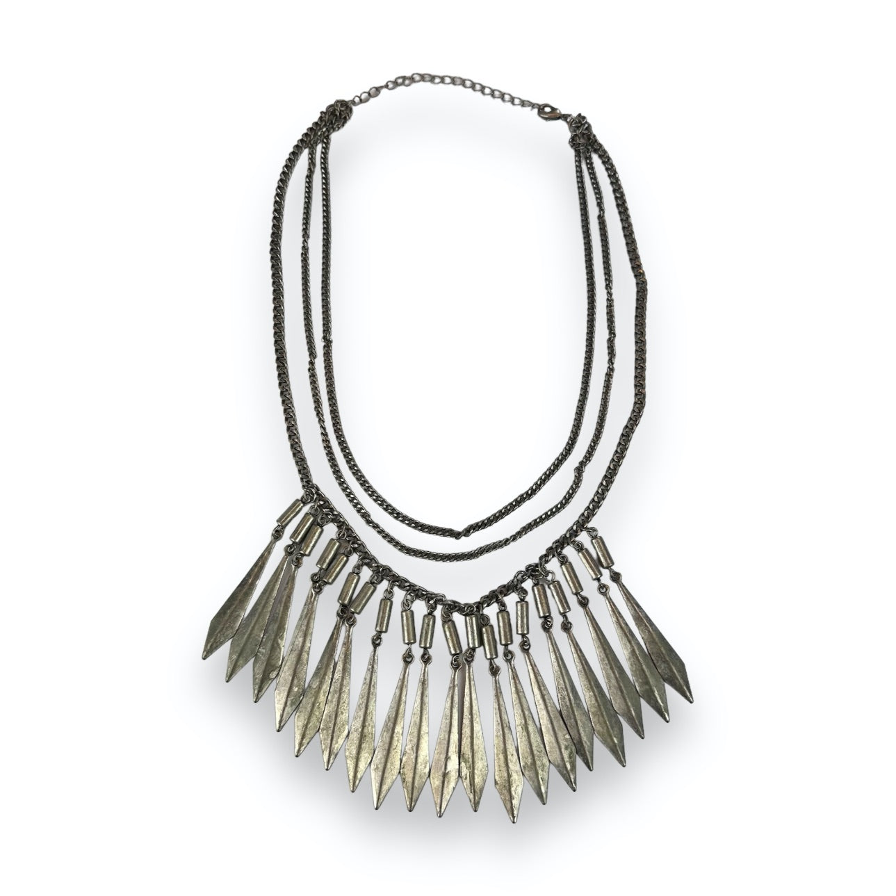 Necklace - Silvercolored