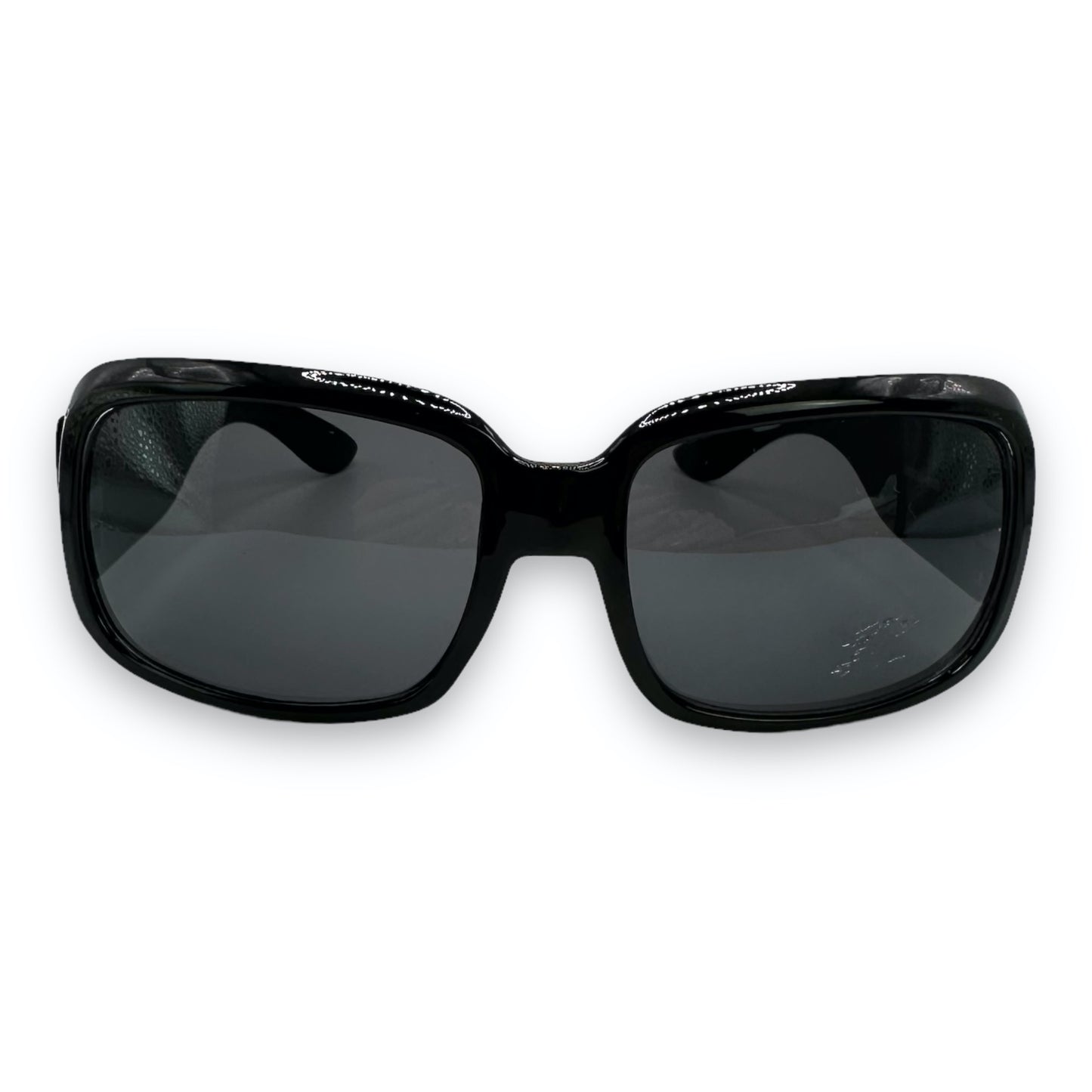 Sunglasses - Oversized - Rhinestones - Black