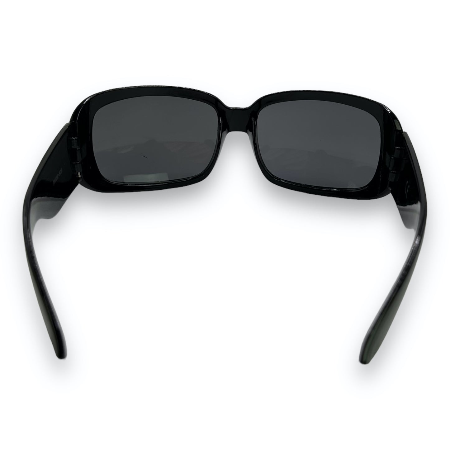 Sunglasses - Oversized - Rhinestones - Black
