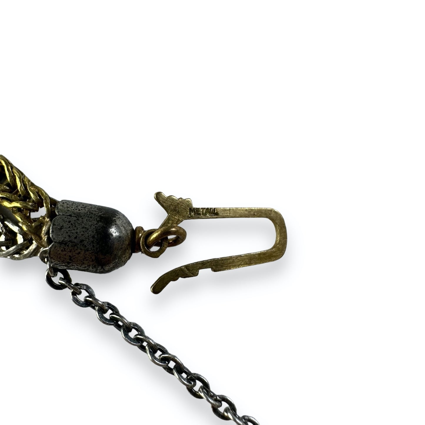 Necklace - Silver & Goldcolored