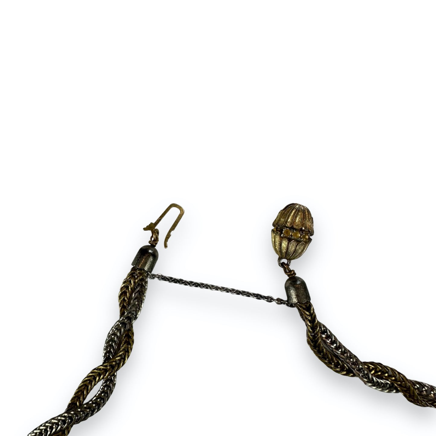 Necklace - Silver & Goldcolored