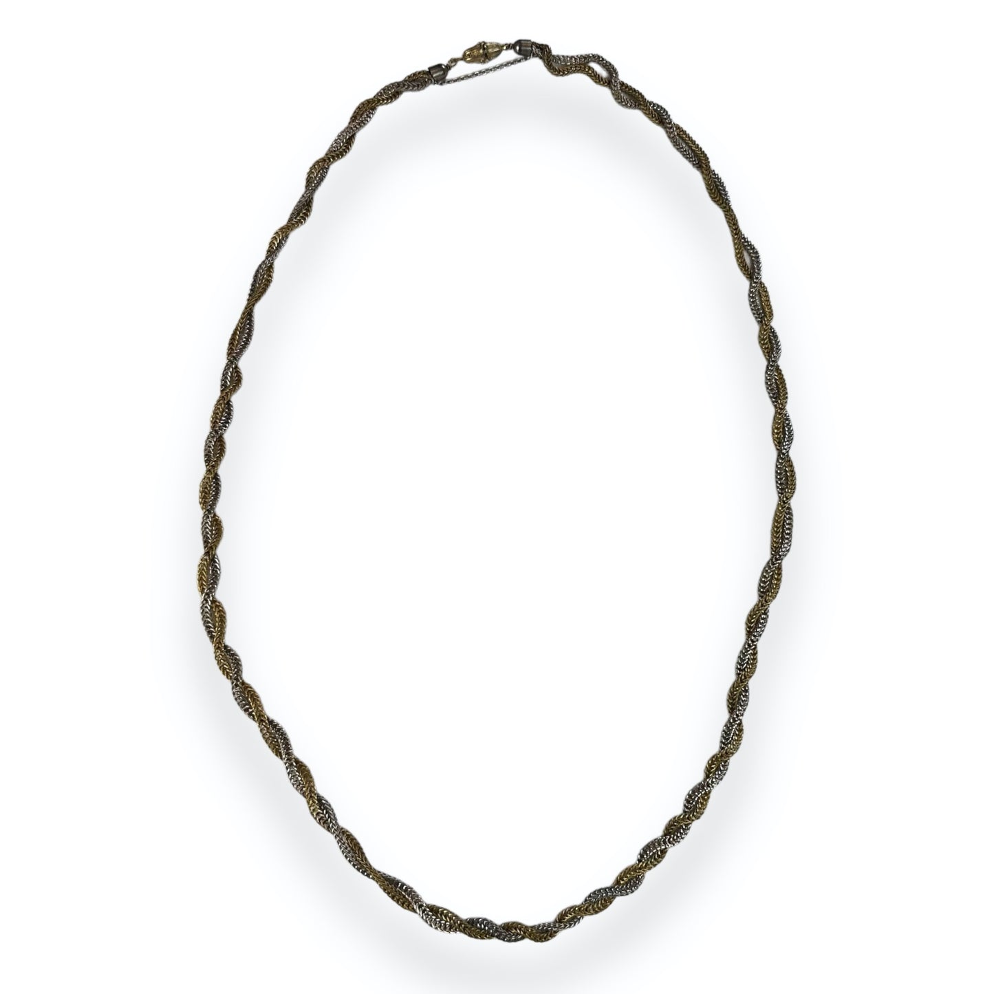Necklace - Silver & Goldcolored