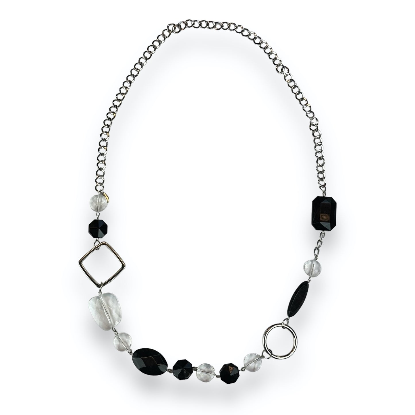 Necklace - Silvercolored