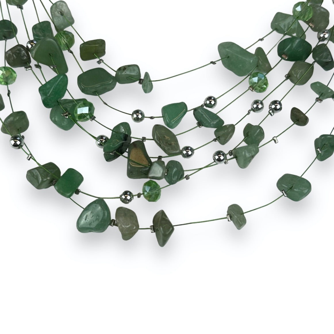 Necklace - Gemstones - Green