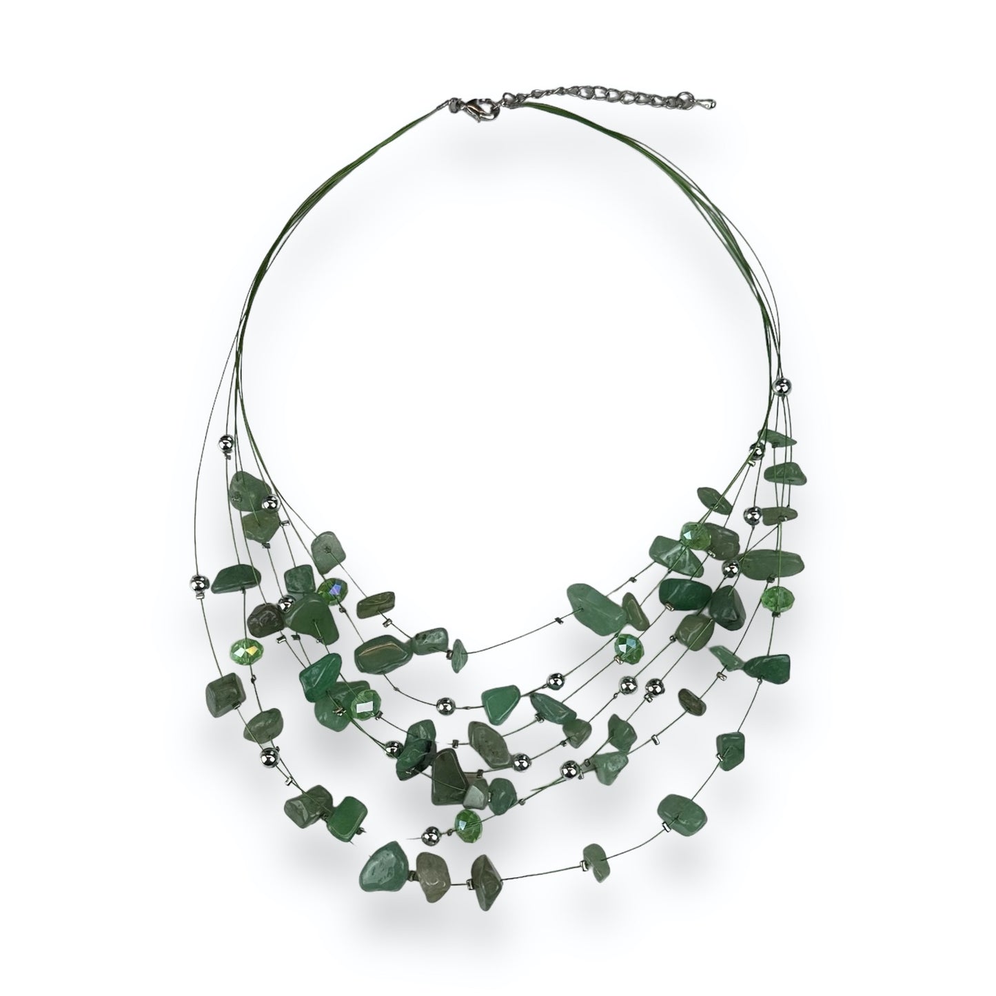 Necklace - Gemstones - Green