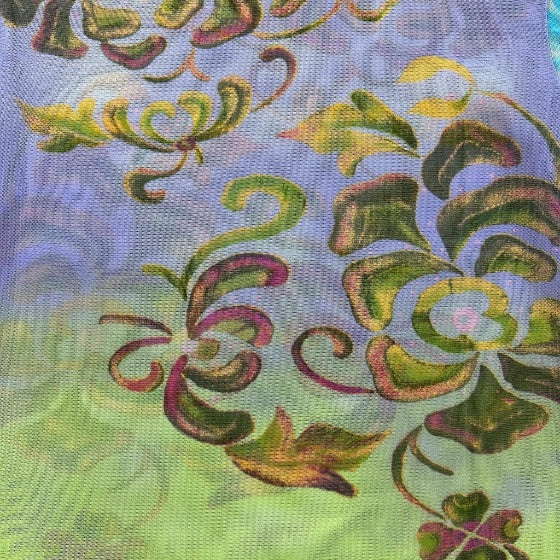 Meshtop - Multicolored - Flowers