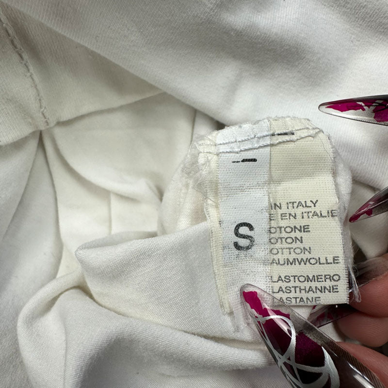 Skirt - White - Jeans Waist