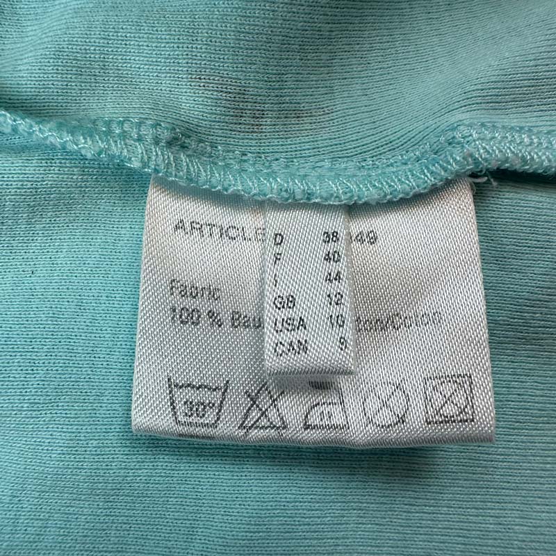 T-Shirt - Turquoise - Flowers