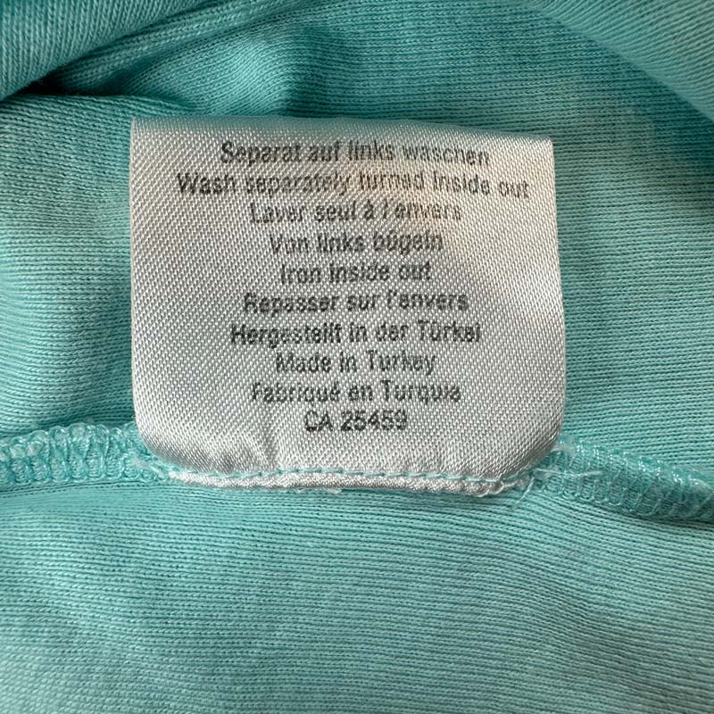 T-Shirt - Turquoise - Flowers