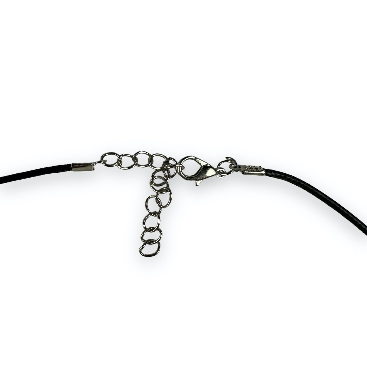 Necklace - Black - Silver