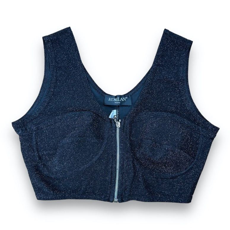 Tanktop - Black - Glitter