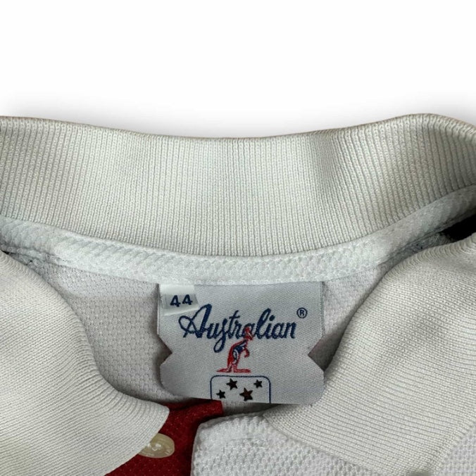 Poloshirt - White - Blue - Red