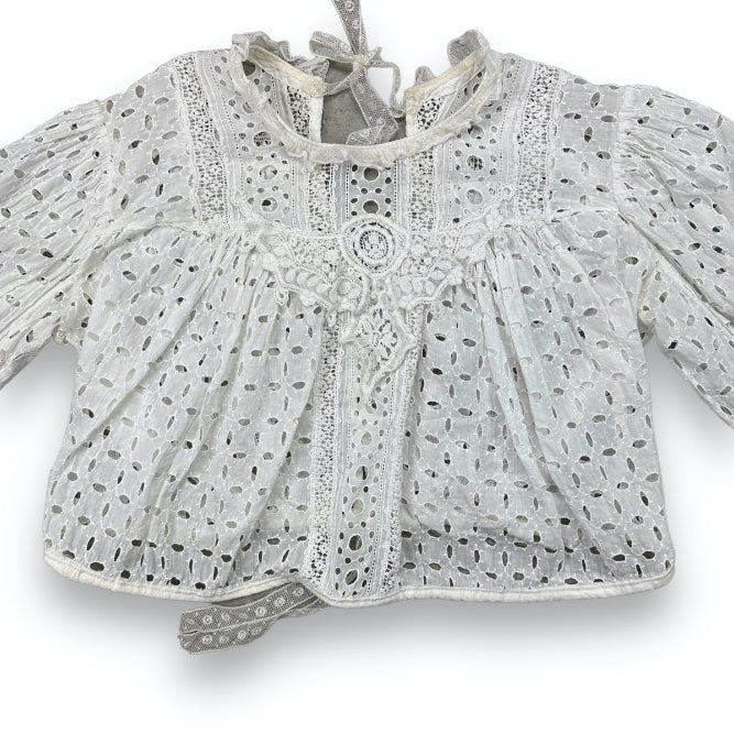 3/4 Shirt - White - Vintage