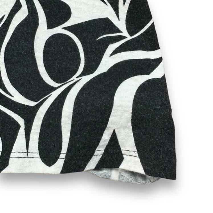Spaghetti Strap Top - Black - White