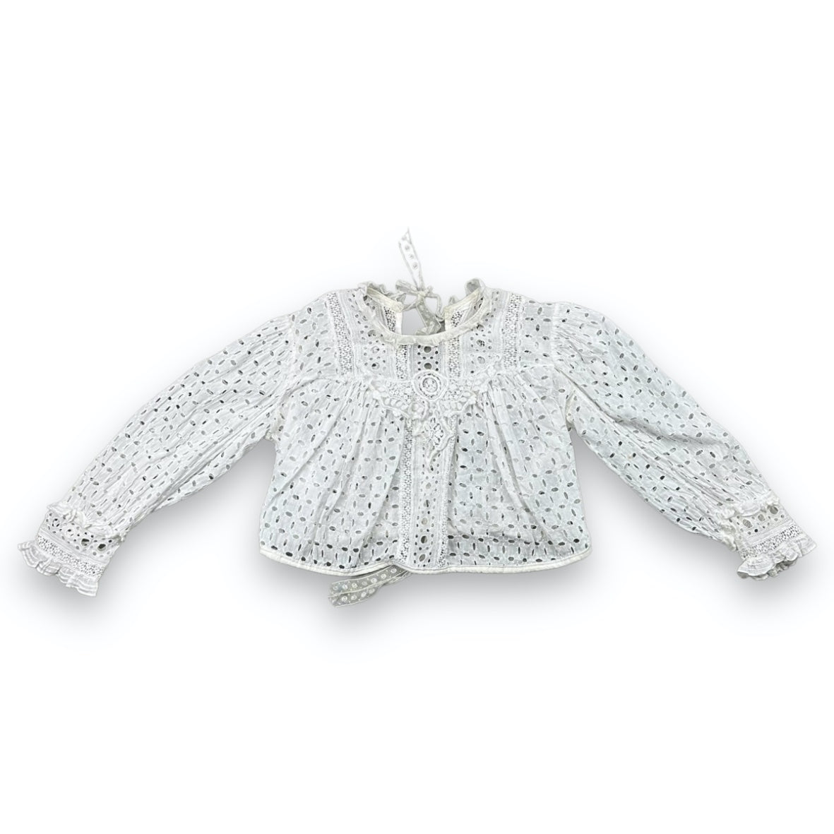 3/4 Shirt - White - Vintage