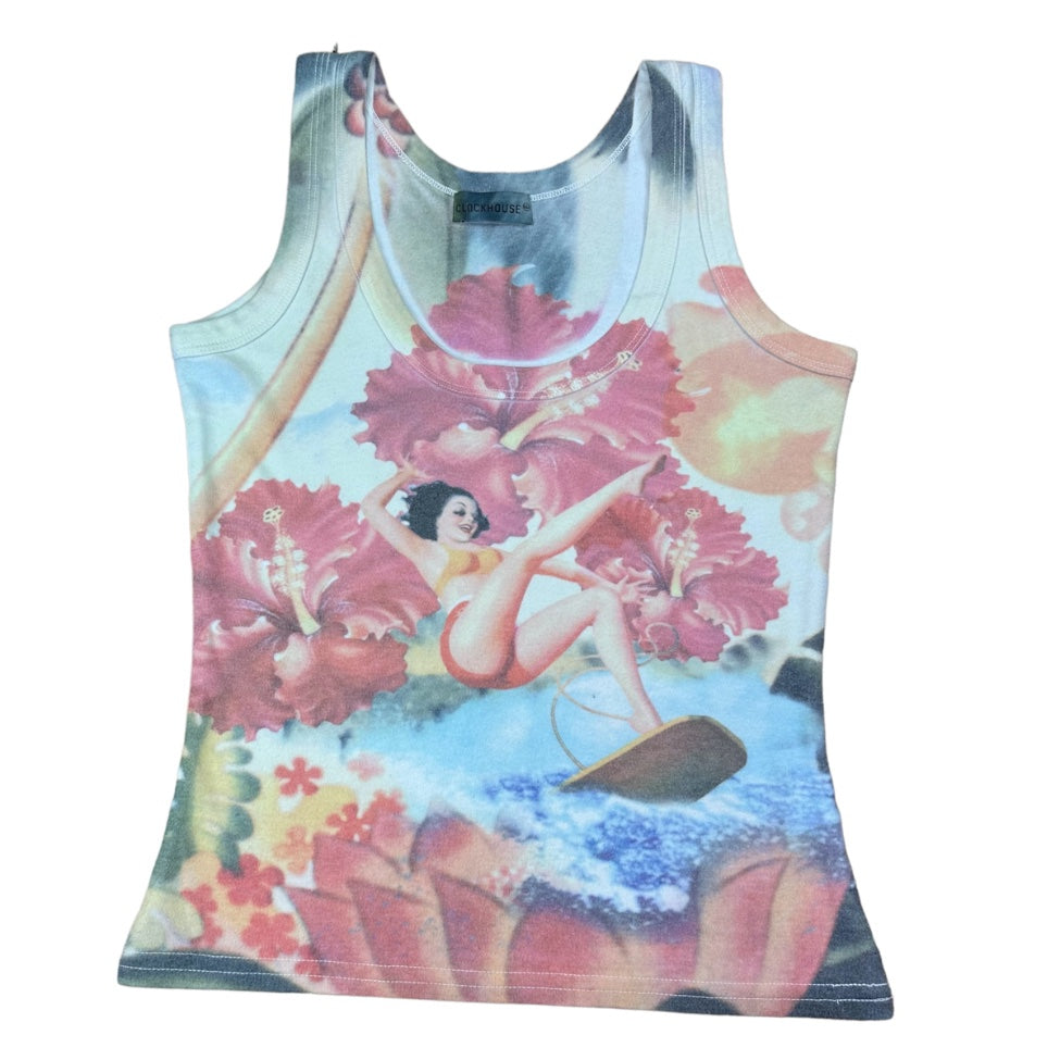 Tanktop - Multicolored - Flowers