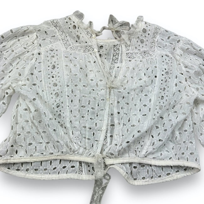 3/4 Shirt - White - Vintage