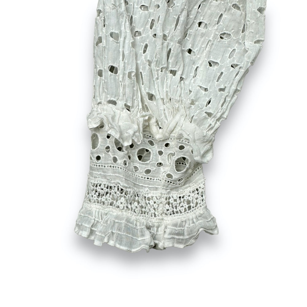 3/4 Shirt - White - Vintage