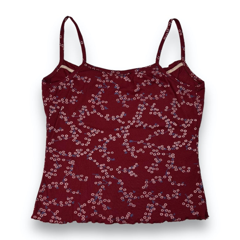 Spaghetti Strap Top
- Red - Flowers