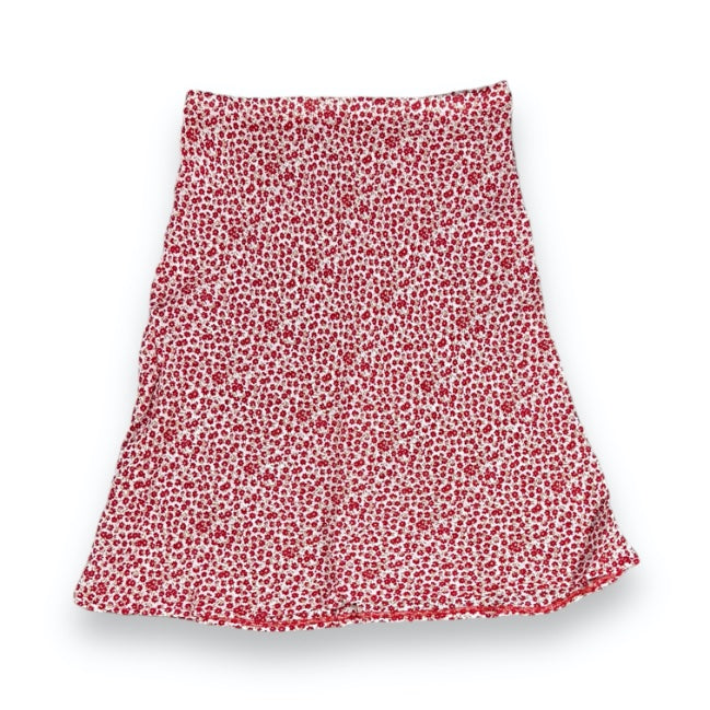 Skirt - Red - Flowers