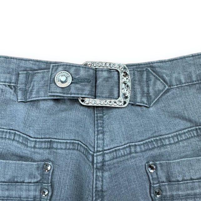 Jeans - Grey - Sparkly Belt