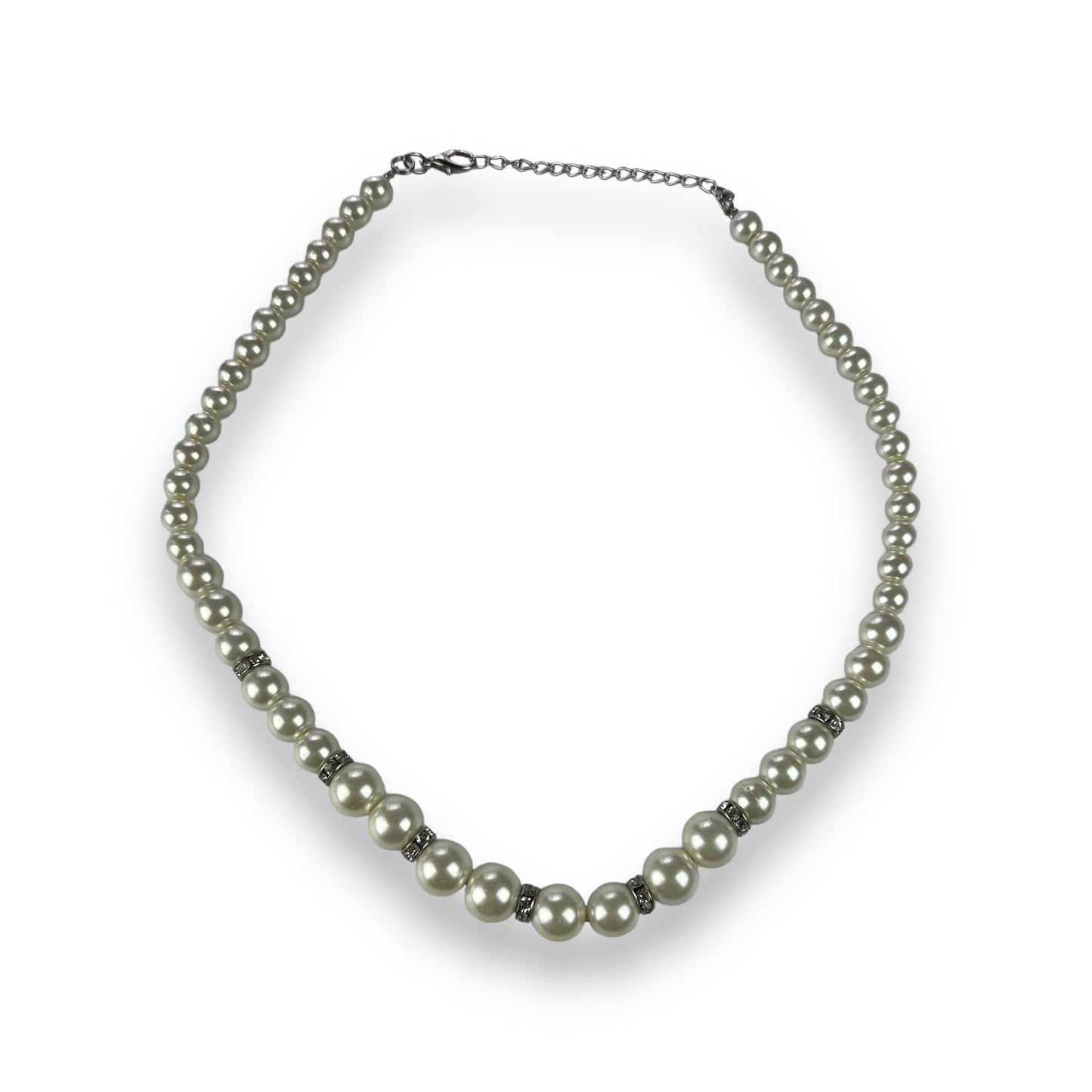 Necklace - Pearls - White