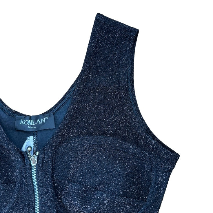 Tanktop - Black - Glitter