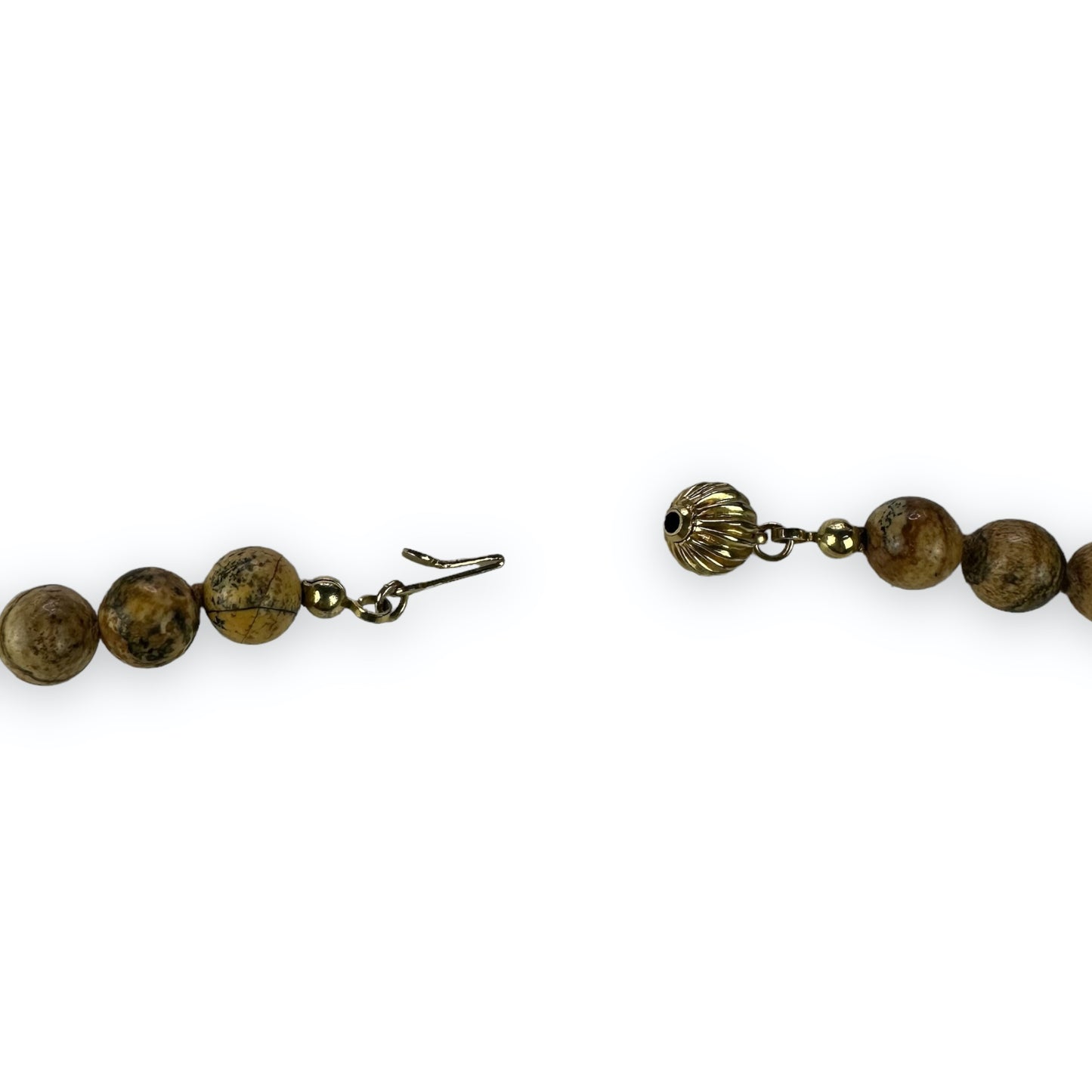 Necklace - Gemstones - Beige