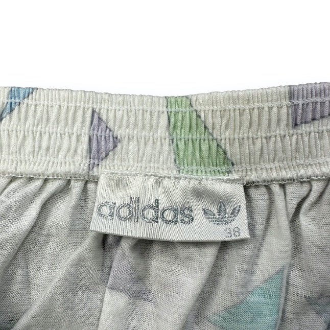 Skirt - White - Adidas - 90s
