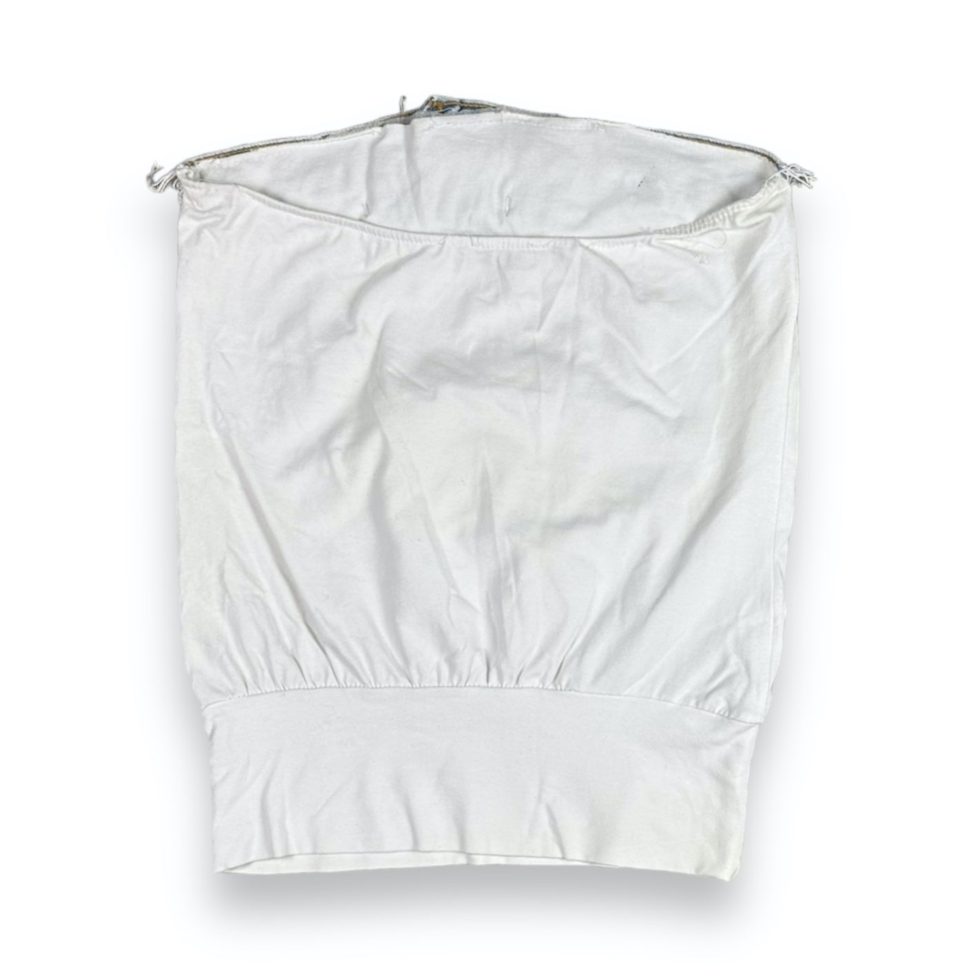 Skirt - White - Jeans Waist