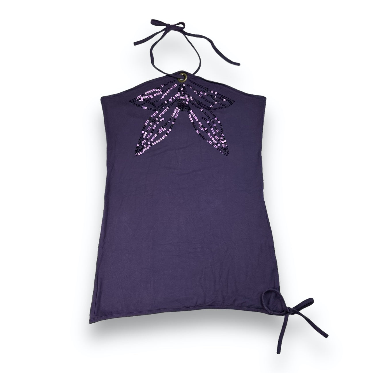 Neckholder - Purple - Sequins