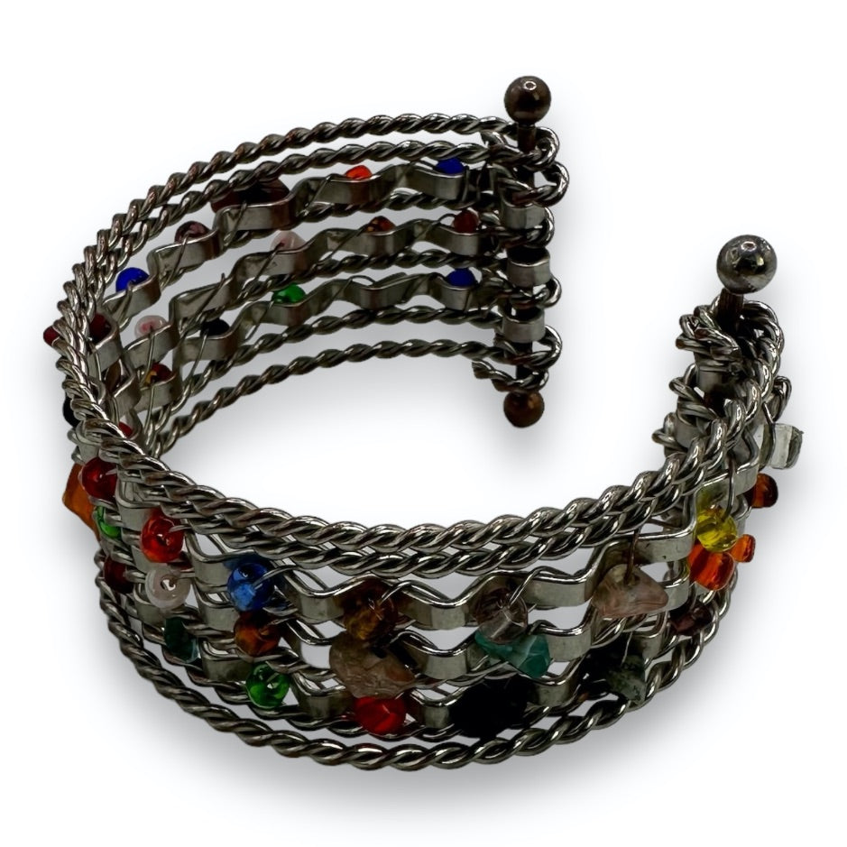 Bracelet - Gemstones - Silvercolored