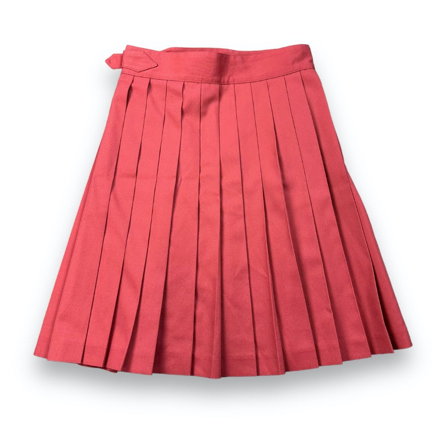 Skirt - Coral Pink - Pleated