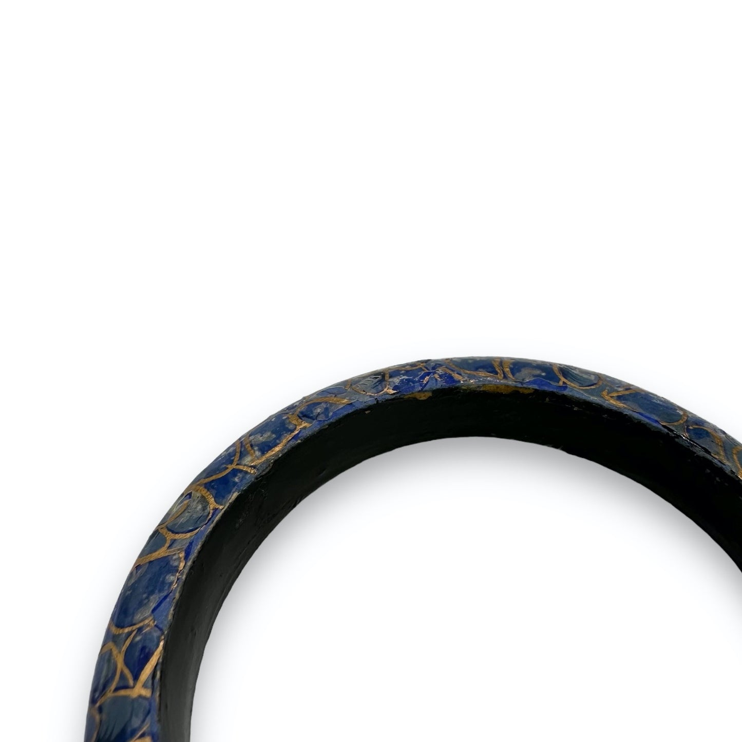 Bangle - Blue - Goldcolored