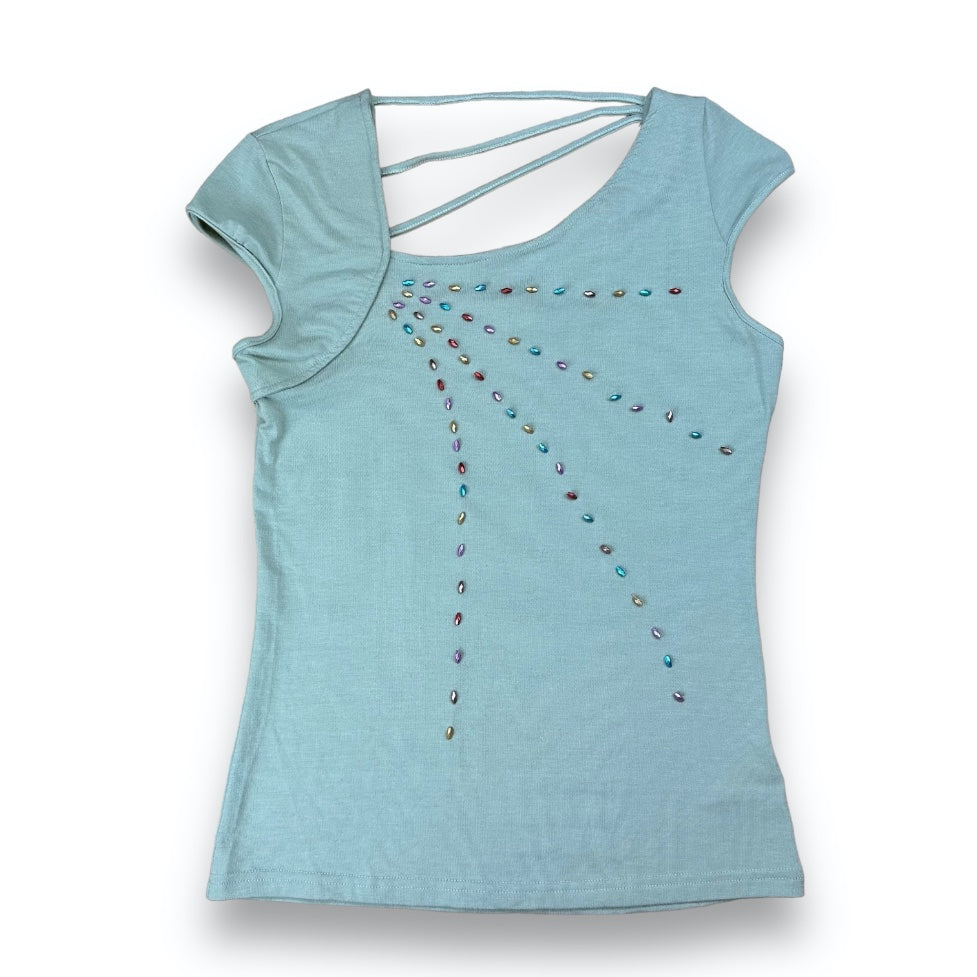T-Shirt - Olivegreen - Pearls