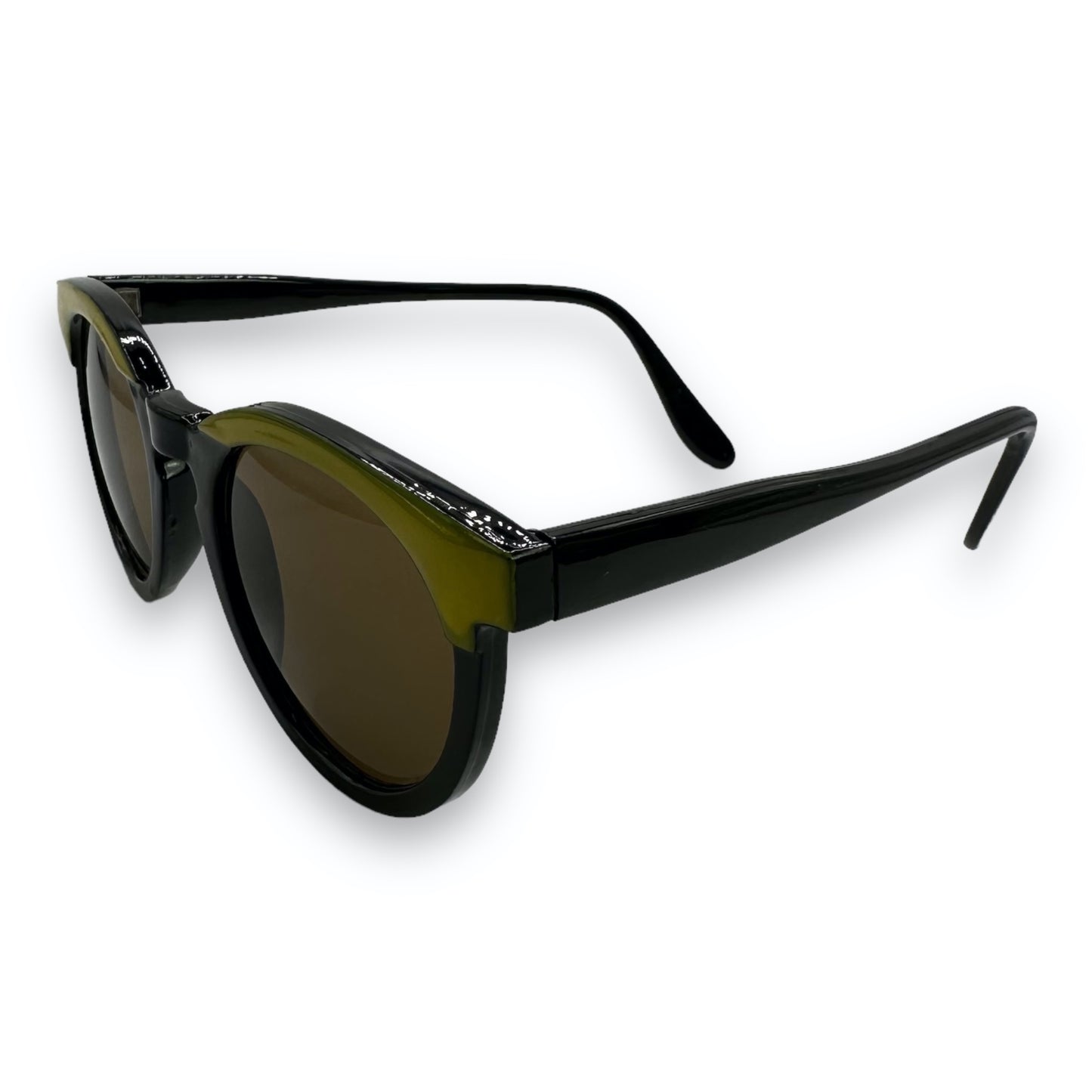 Sunglasses - Keyhole Bridge - Yellow - 90s