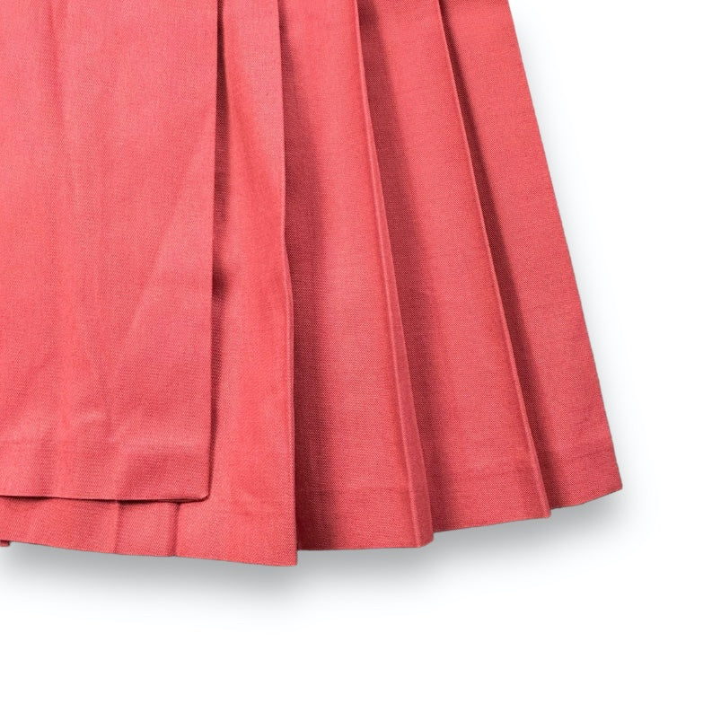 Skirt - Coral Pink - Pleated