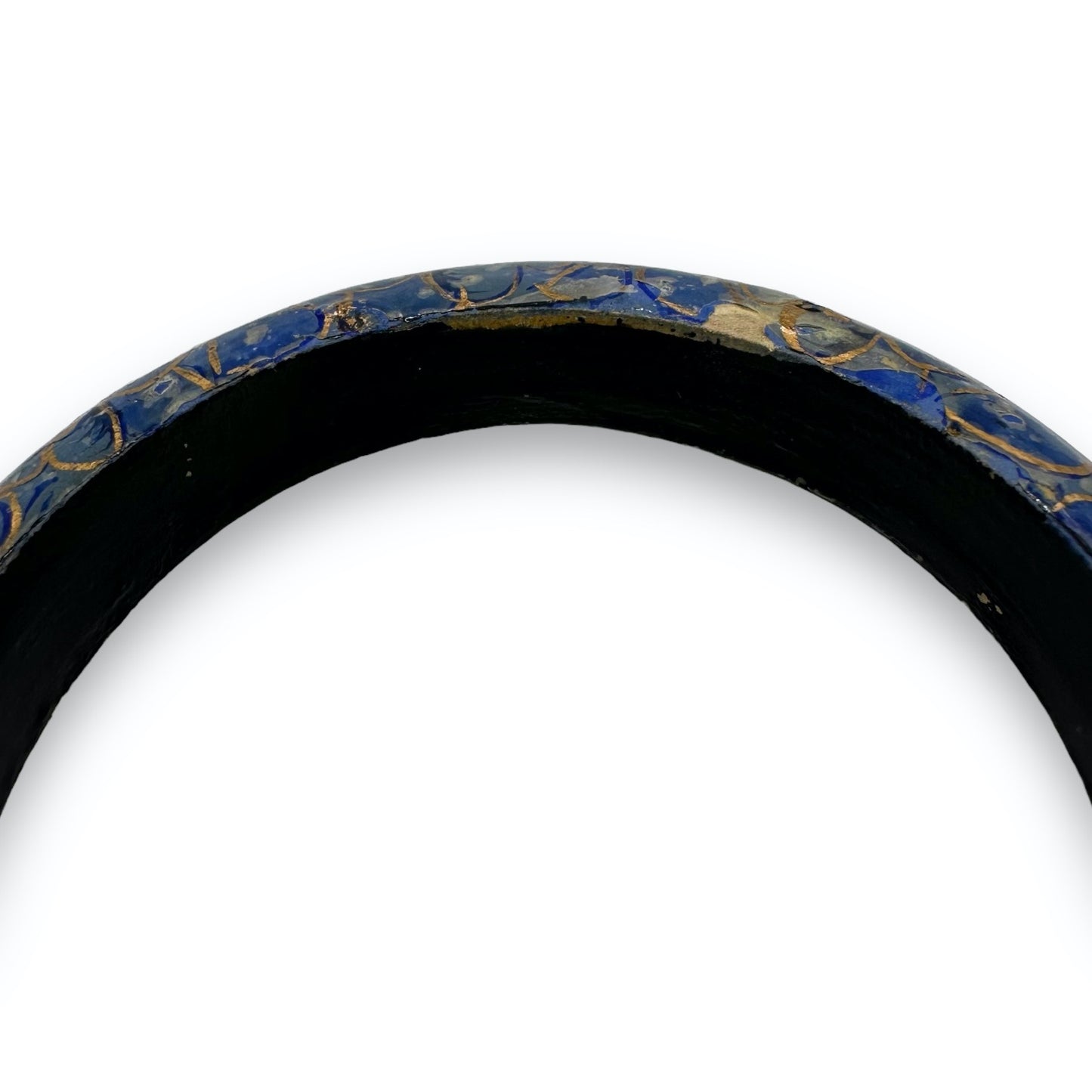 Bangle - Blue - Goldcolored