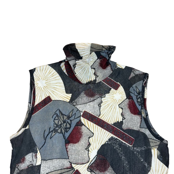 Tanktop - Multicolored - Turtleneck