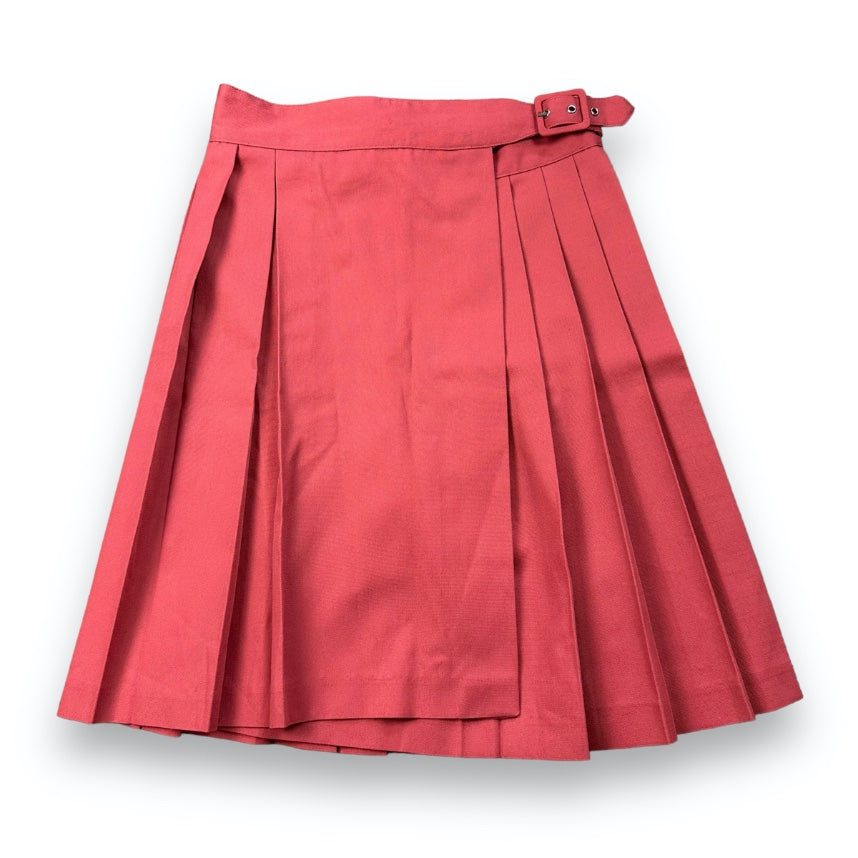 Skirt - Coral Pink - Pleated