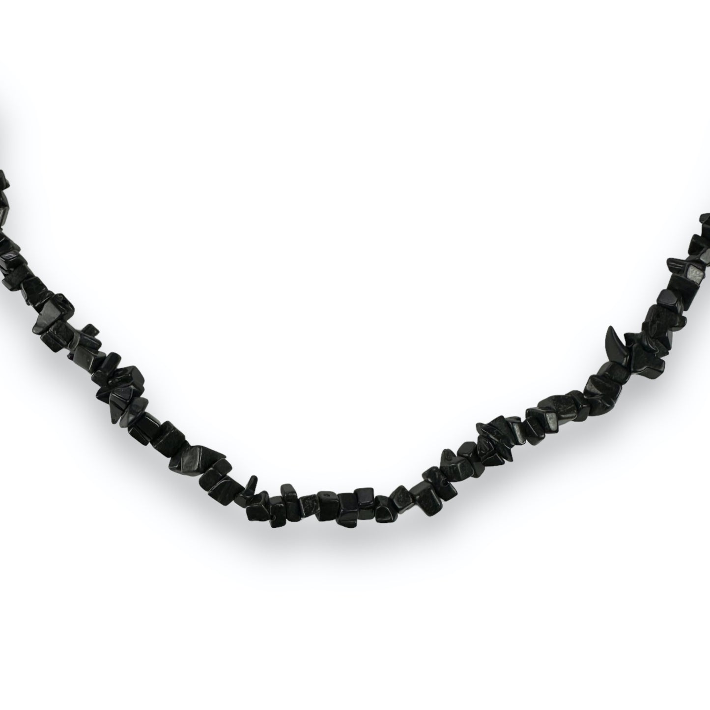 Necklace - Gemstones - Black
