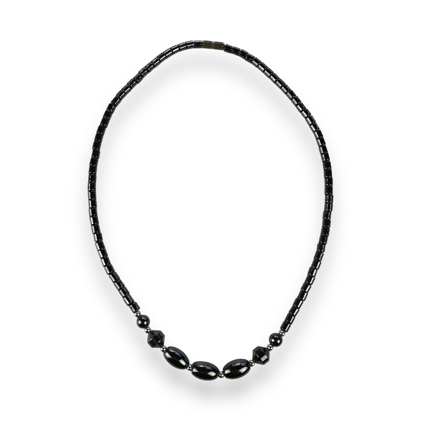 Necklace - Gemstones - Black