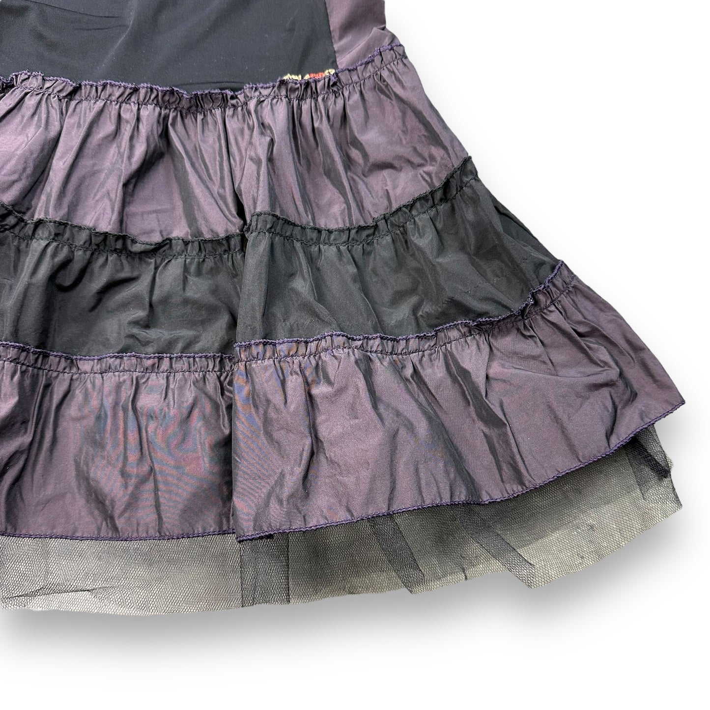Dress - Black - Purple