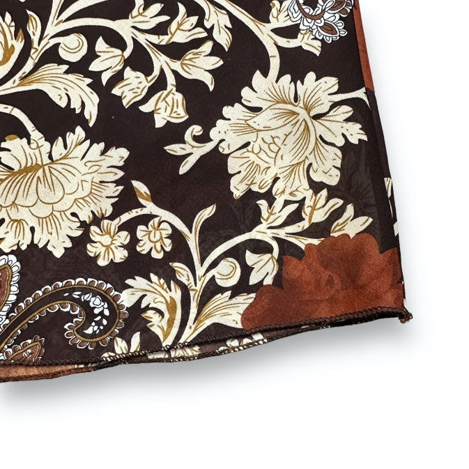 Skirt - Brown - Flowers